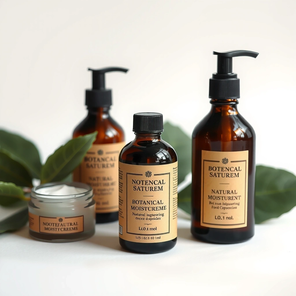Natural moisturizing cream and lotion products